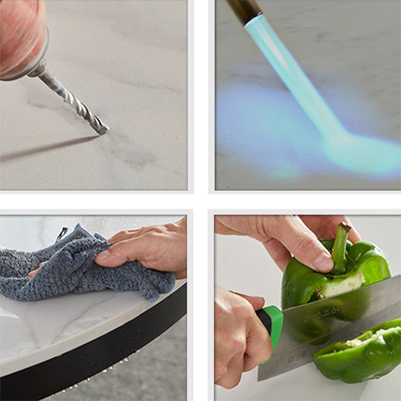 Moderner Küche Sinterstein Set mit Drop Leaf Esszimmertisch Set Set