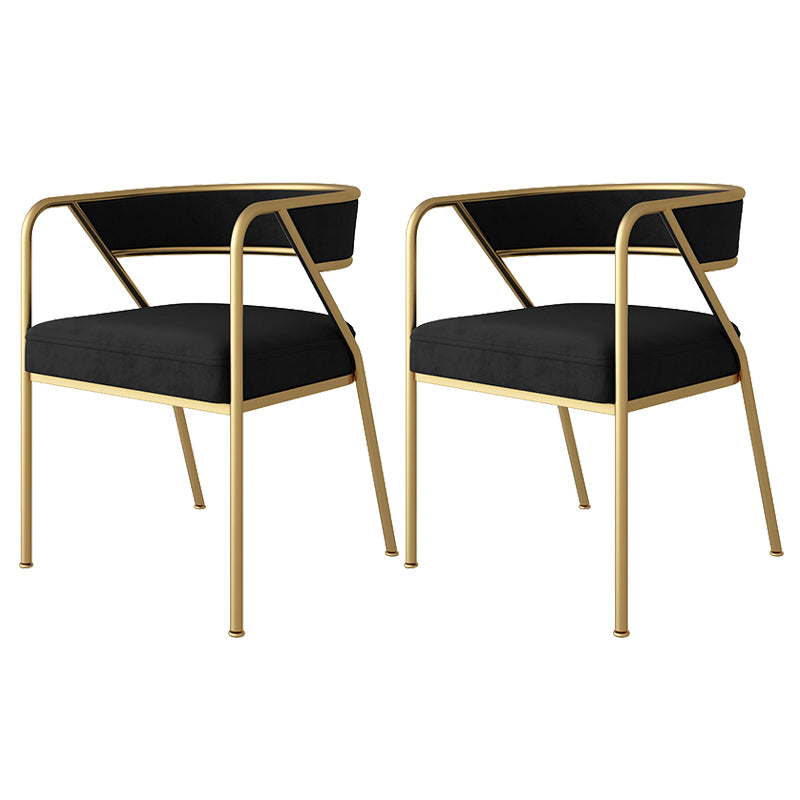 Chaise de salle à manger en métal de Style industriel, chaise d'appoint empilable à dossier ouvert pour la maison