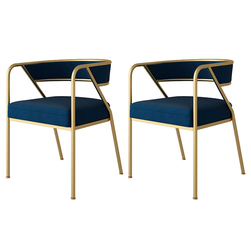 Chaise de salle à manger en métal de Style industriel, chaise d'appoint empilable à dossier ouvert pour la maison