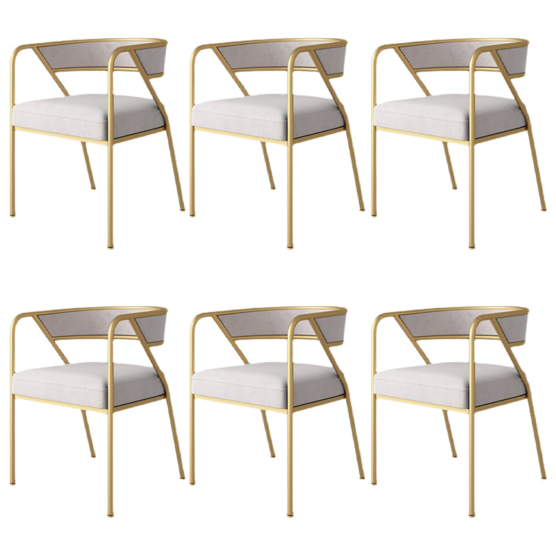 Chaise de salle à manger en métal de Style industriel, chaise d'appoint empilable à dossier ouvert pour la maison