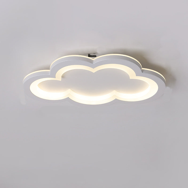 Joli plafonnier LED à motif de nuage, plafonnier pour chambre d'enfant