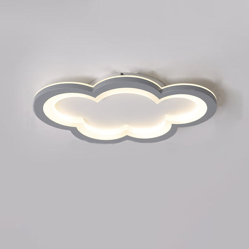 Joli plafonnier LED à motif de nuage, plafonnier pour chambre d'enfant