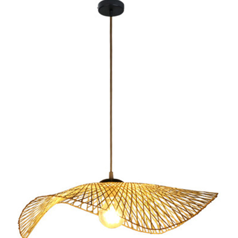 Twist Twist Twist Ciptenant Lighting Fishtures Rattan Hanging Light con cavo sospeso per il ristorante