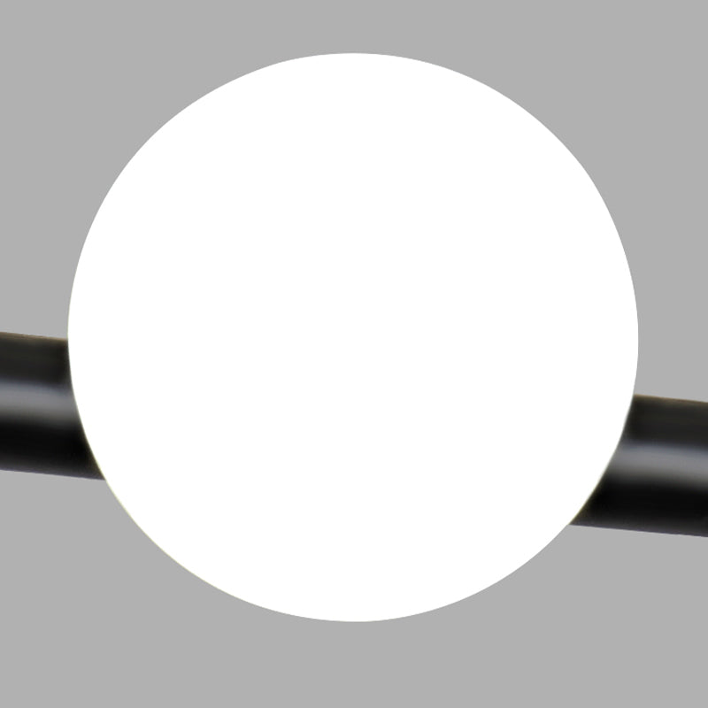 Spherical Glass Over Island Lighting Contemporary Style Pendant Lighting Fixture