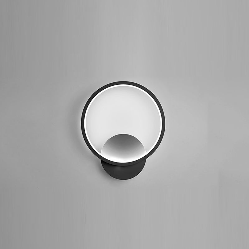 Apparecchi di illuminazione a LED in illuminazione montata in stile moderno nero/nero