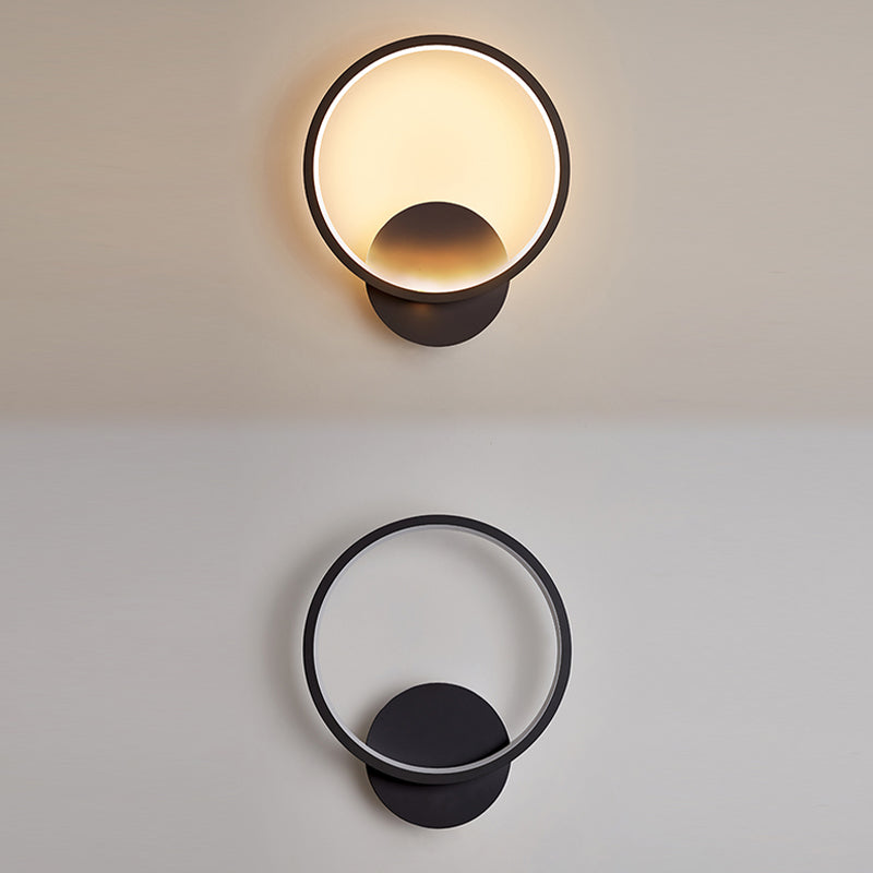 Apparecchi di illuminazione a LED in illuminazione montata in stile moderno nero/nero