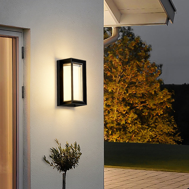 2 dimensioni per la lampada moderna opzionale per illuminazione calda/bianca esterna