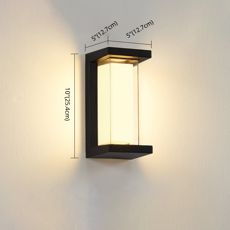 2 dimensioni per la lampada moderna opzionale per illuminazione calda/bianca esterna