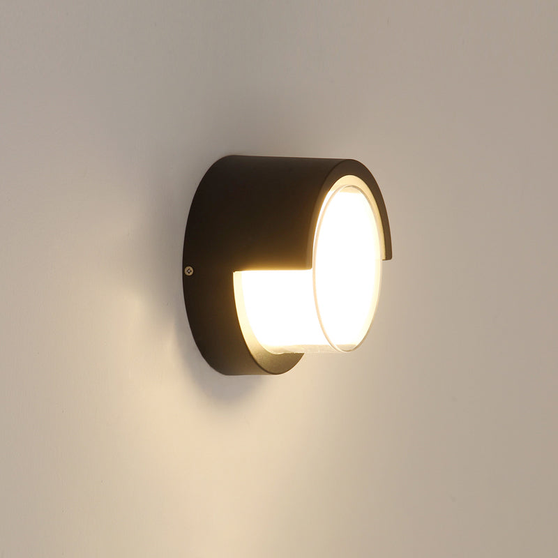 Minimalistische Leuchten wasserdichte Außenbeleuchtungskörper mit Acrylschatten