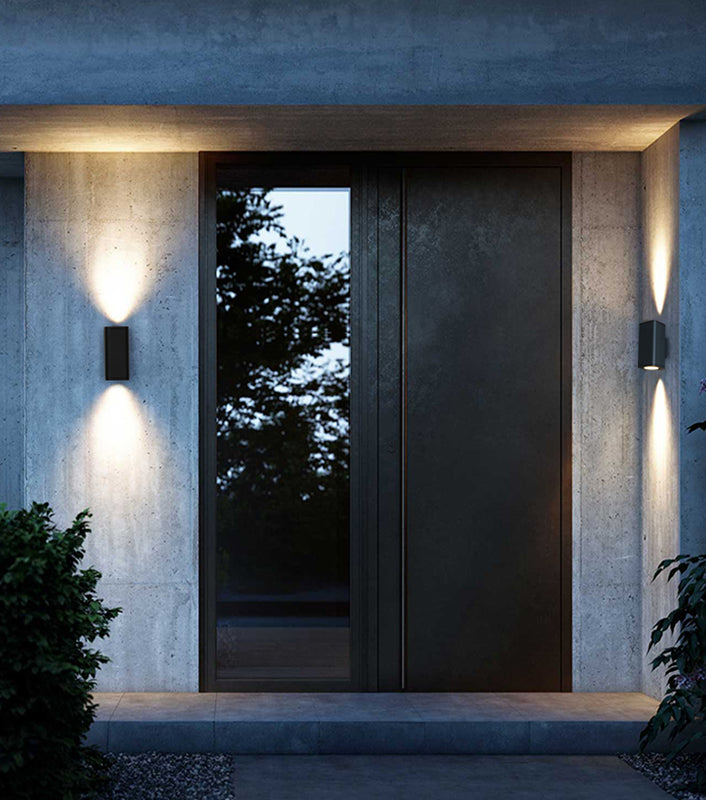 Contemporary Minimalist Outdoor Lighting Sconces Household Wall Washer Sconce for Hallway Porch