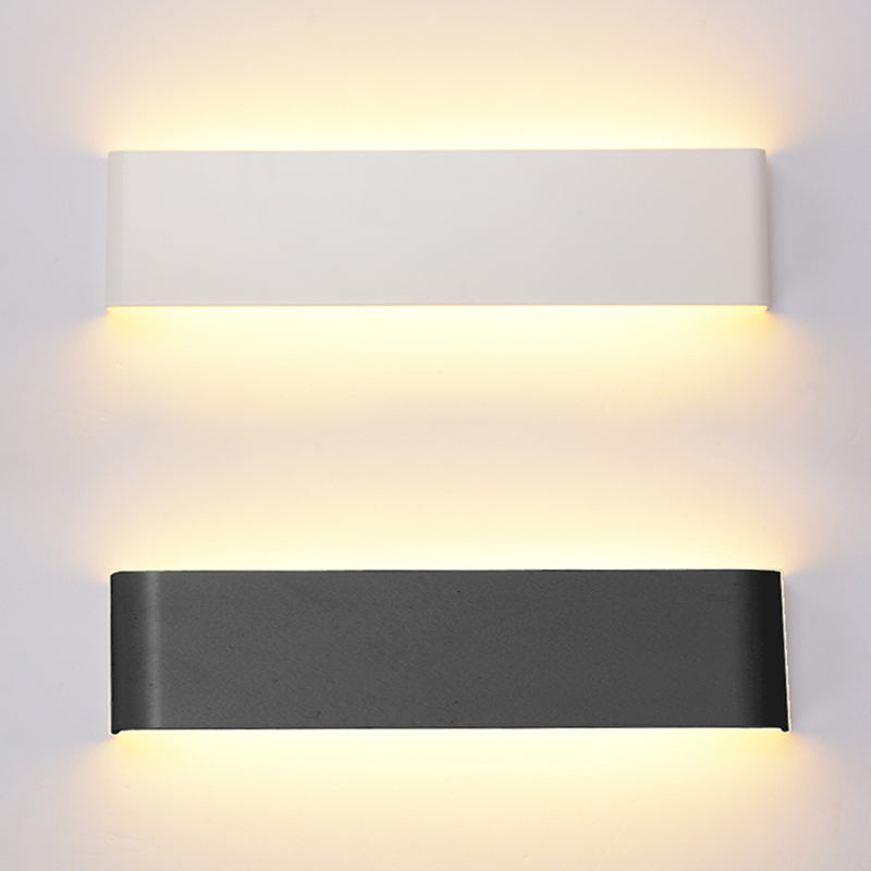 Accesorios de iluminación de la pared rectángulo Iluminación de pared del hogar minimalista