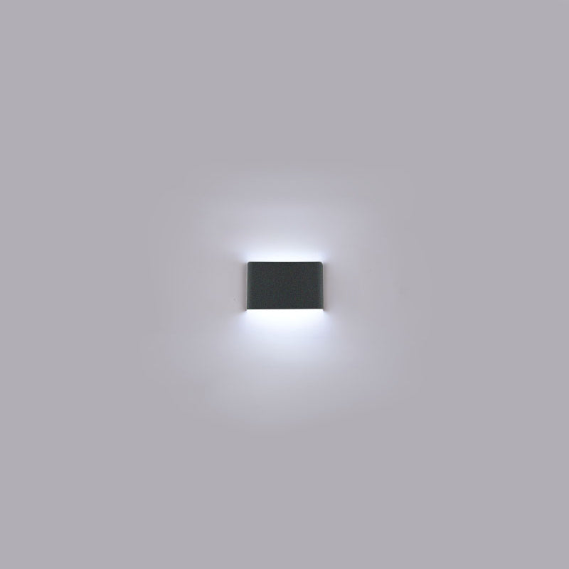 Accesorios de iluminación de la pared rectángulo Iluminación de pared del hogar minimalista