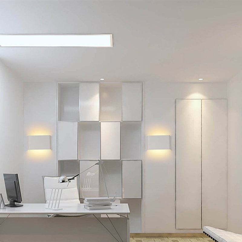 Accesorios de iluminación de la pared rectángulo Iluminación de pared del hogar minimalista