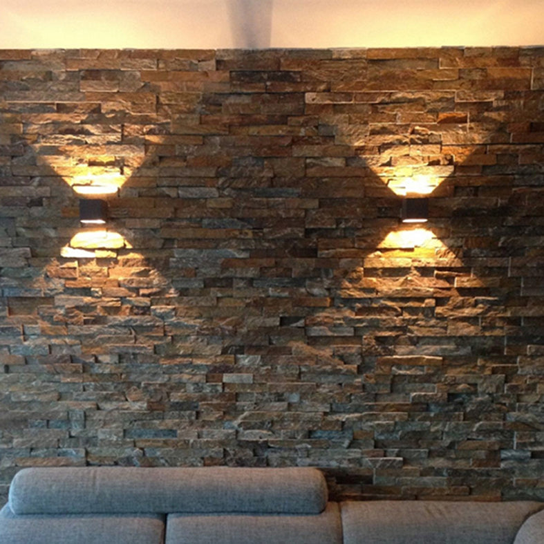 Modern Lighting Outdoor Sconces Disconce di lavatrice per la parete della casa con arte metallica