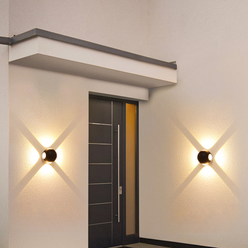 Éclairage mural moderne Lumière murale à LED multi-lumière avec art en aluminium