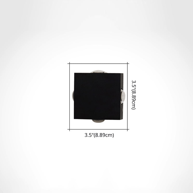 Éclairage mural moderne Lumière murale à LED multi-lumière avec art en aluminium