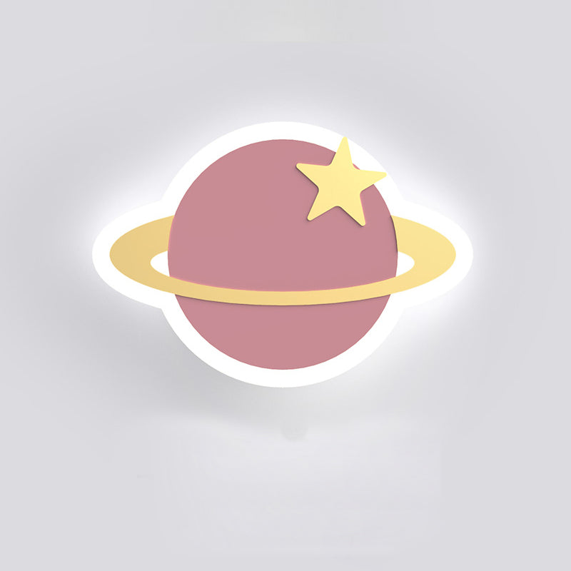 Cloud Shape Acrylic Wall Sconce LED Cartoon Children Bedroom Wall Light