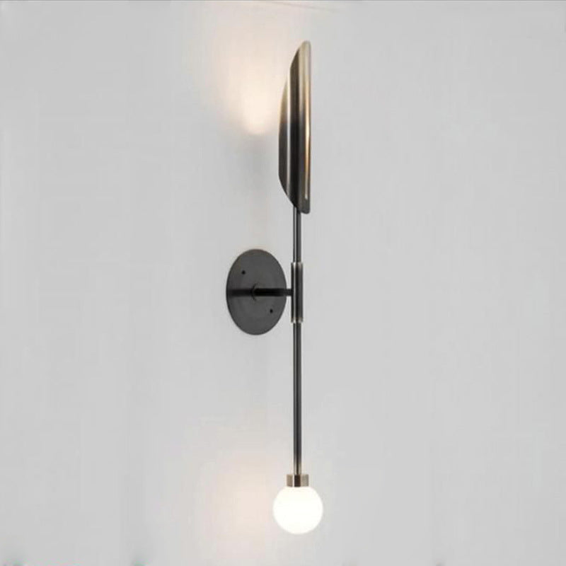 Lampada a parete a parete del globo postmoderno lampada a parete in vetro a monte per soggiorno