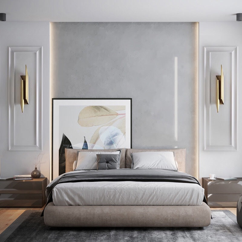 Curl Lampada montata a parete Postmoderna semplicità lampada a monte acrilica per soggiorno