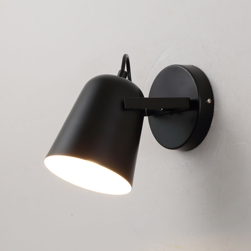 1 Light Wall Sconce Lamp Macaron Modern Metal Wall Mount Light Fixture for Boy Girl Bedroom