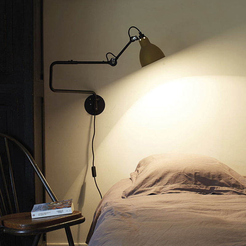 Lampada a parete a muro di swing lampada postmoderna semplicità in alluminio sconde murale per soggiorno