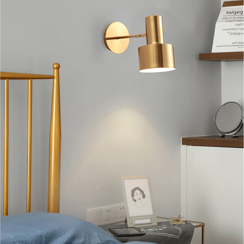 Lampada montata a parete di fiammata Postmoderna semplicità in metallo muro di scarico per soggiorno