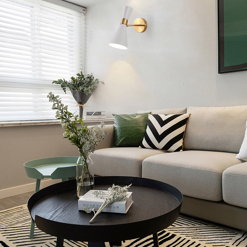 Lampada montata a parete di fiammata Postmoderna semplicità in metallo muro di scarico per soggiorno