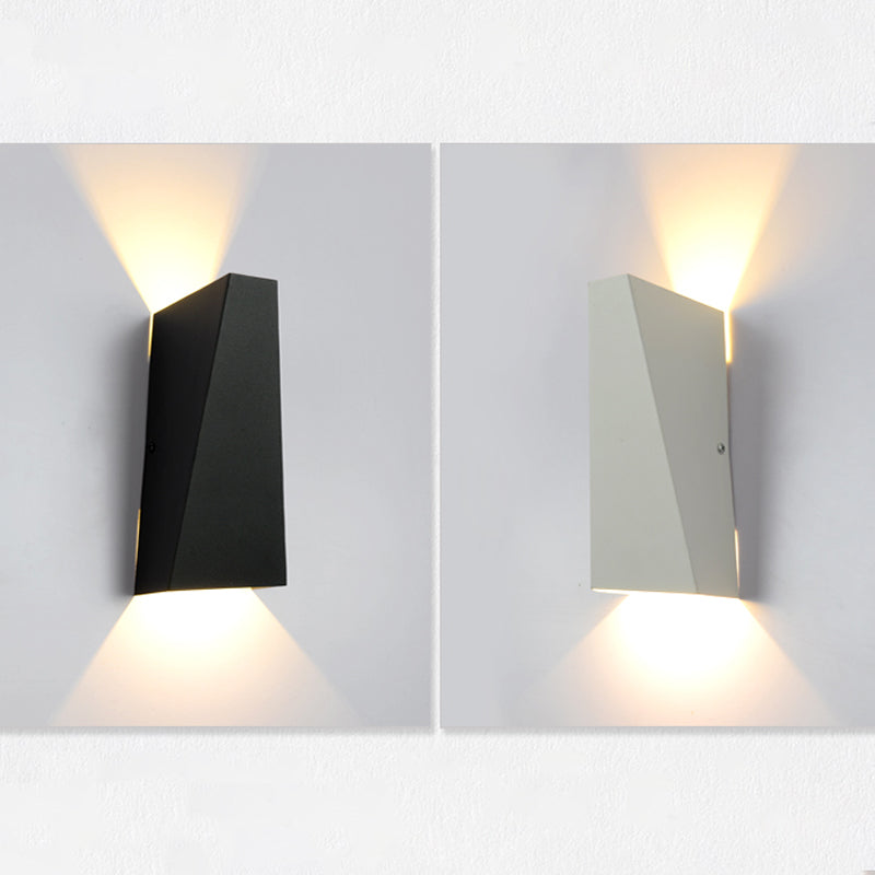 Illuminazione murale geometrica minimalista contemporanea illuminazione da parete esterna