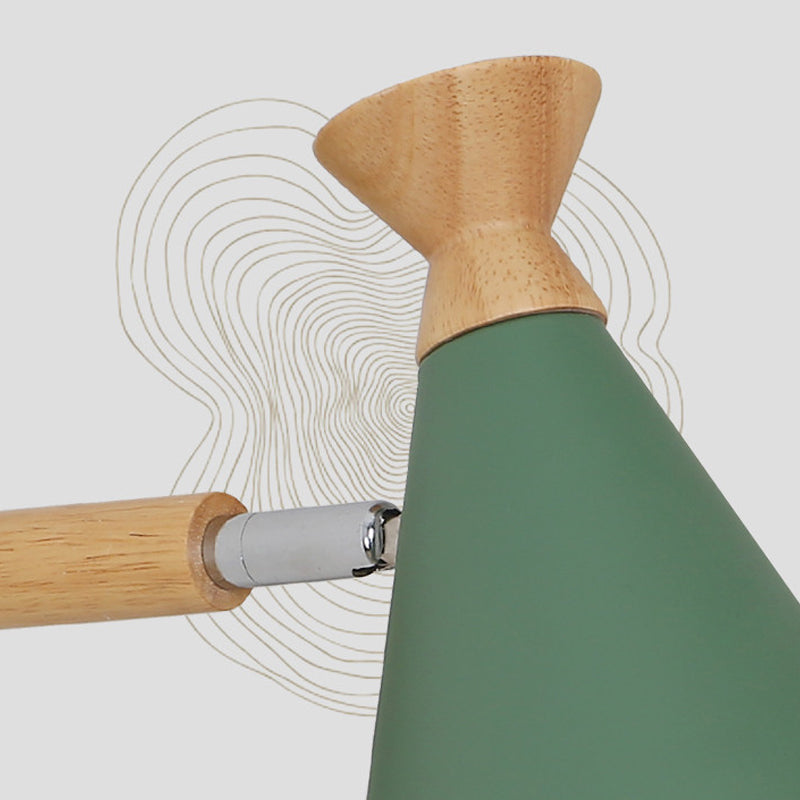 Cone Wall Mounted Lamp Modern Simplicity Macaron Metal Wall Mount Lamp for Living Room