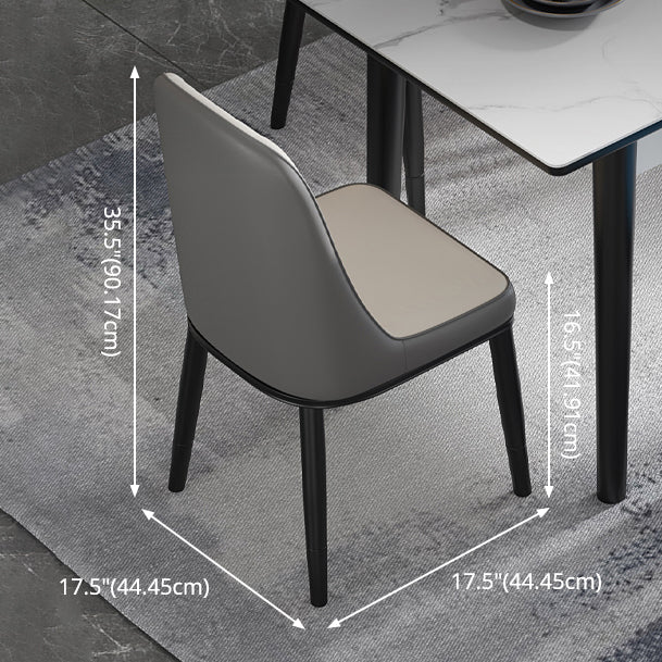 Traditional Standard Sintered Stone Dining Room Set of Collapsible Rectangle for Kitchen Table Set