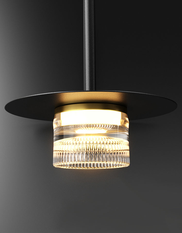 Idee per illuminazione dell'isola a led in metallo moderno lampada lampadario lineare per sala da pranzo