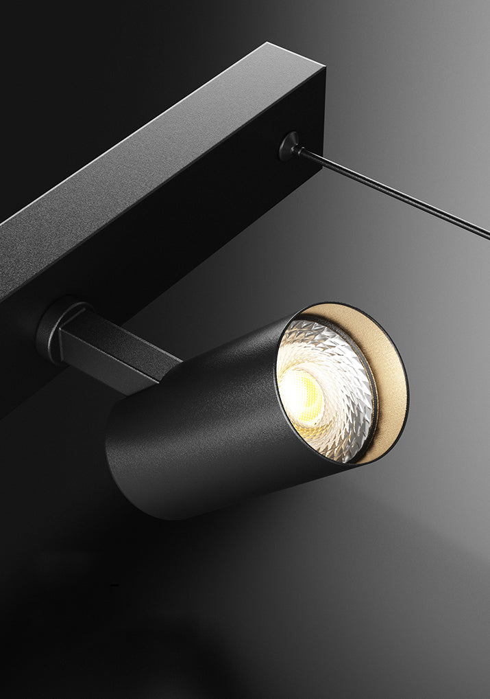 Idee per illuminazione dell'isola a led in metallo moderno lampada lampadario lineare per sala da pranzo