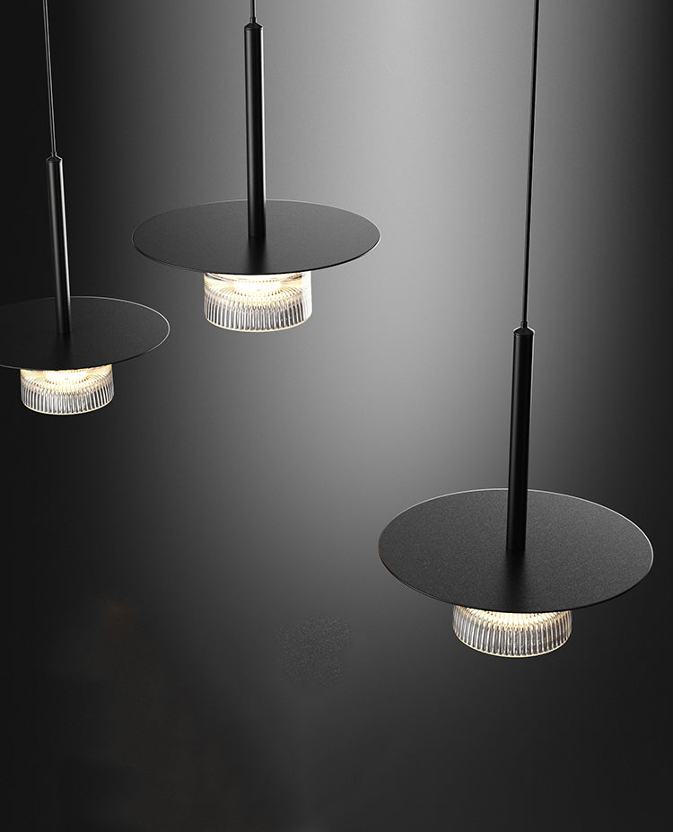 Idee per illuminazione dell'isola a led in metallo moderno lampada lampadario lineare per sala da pranzo