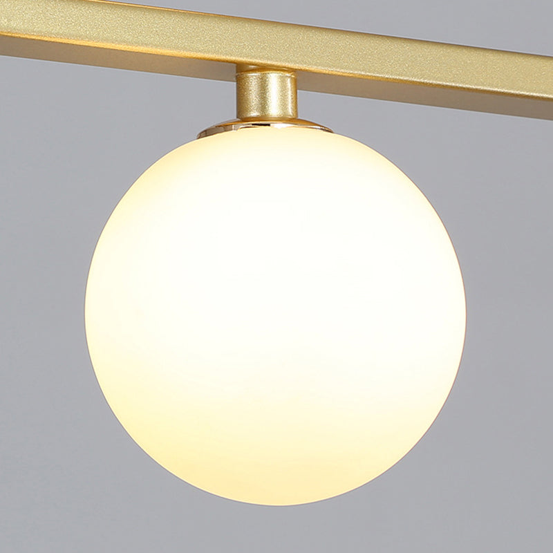 Geometric Island Lights Modern Pendant Chandelier Metal 4 Light Island Lighting