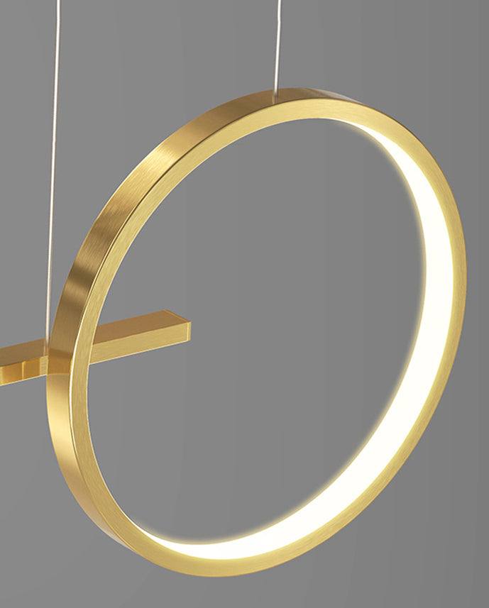 Modern Pendant Lighting Geometric Chandelier Light Metal 8 Light Island Lighting