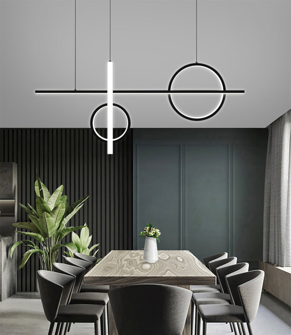 4 Light Geometric Island Lights Modern Kitchen Island Lighting Metal Island Chandelier