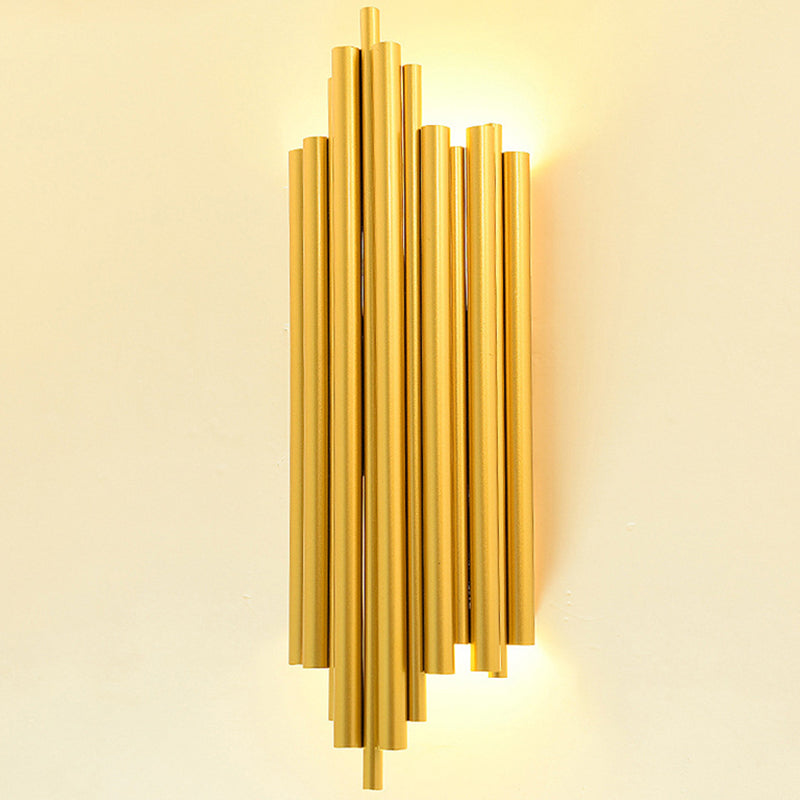 Contemporary Metal 1-Light Wall Mount Lamp Linear Wall Sconce for Bedroom