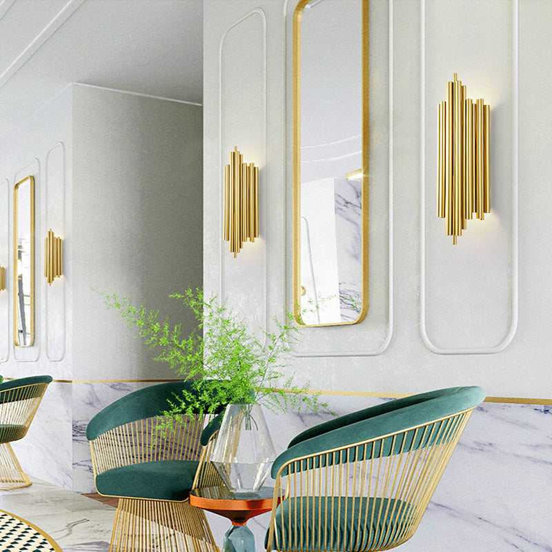 Contemporary Metal 1-Light Wall Mount Lamp Linear Wall Sconce for Bedroom