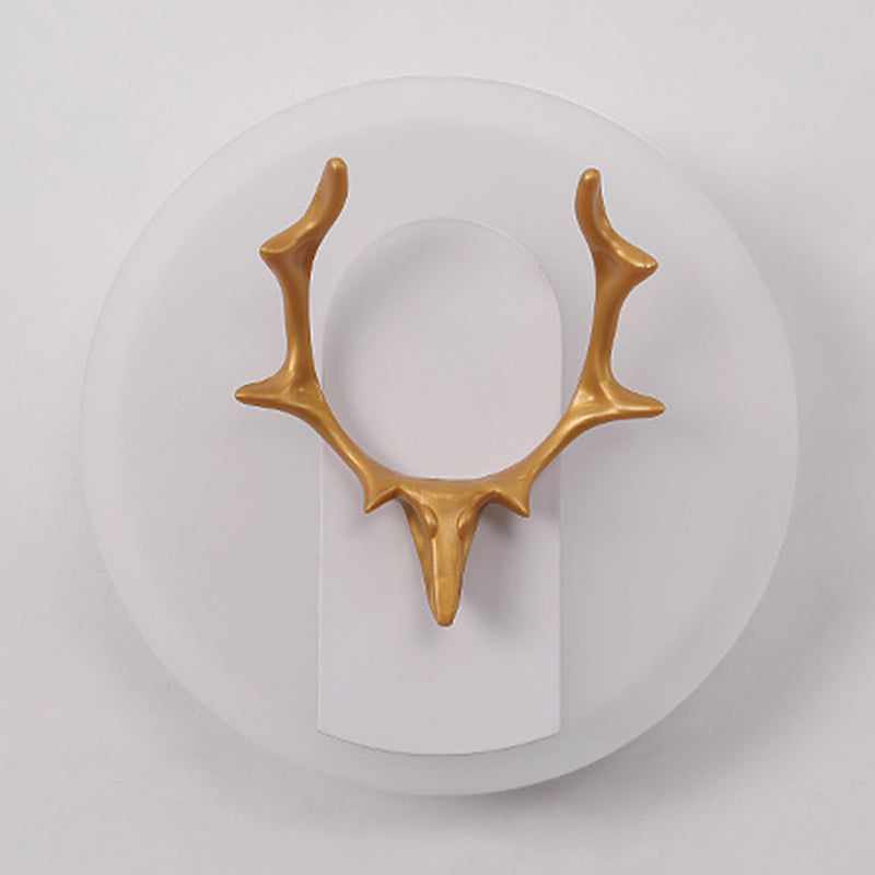 Antlers in alluminio Light Minimalismo Minimalismo a 1 luce Sconce per soggiorno