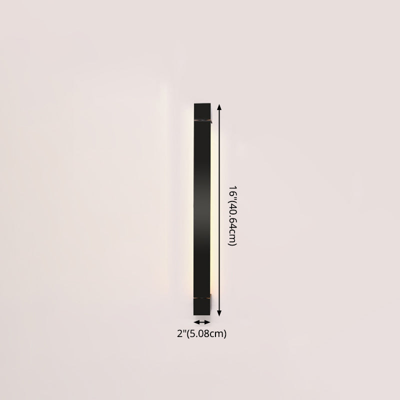 Moderna luce a parete a 1 luci a 1 lughiplo a parete lineare a parete lineare per il bagno