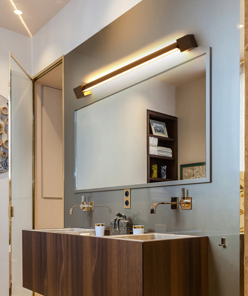 Moderna luce a parete a 1 luci a 1 lughiplo a parete lineare a parete lineare per il bagno
