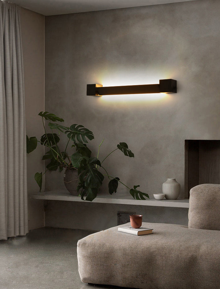 Moderna luce a parete a 1 luci a 1 lughiplo a parete lineare a parete lineare per il bagno