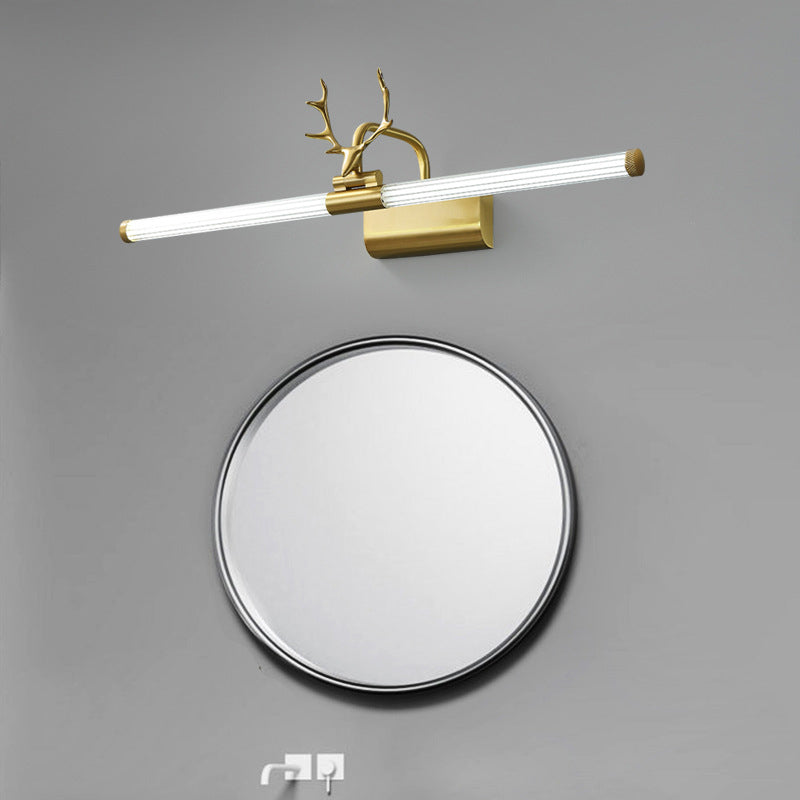 Luci di sconde di vanità moderne rame a parete a 1 luci per il bagno