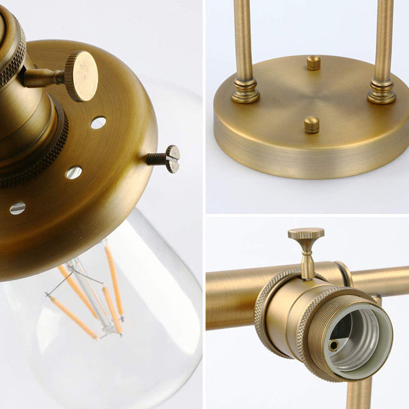 Mirror de verre lumières murales modernes simples stlye multi-têtes de montage mural