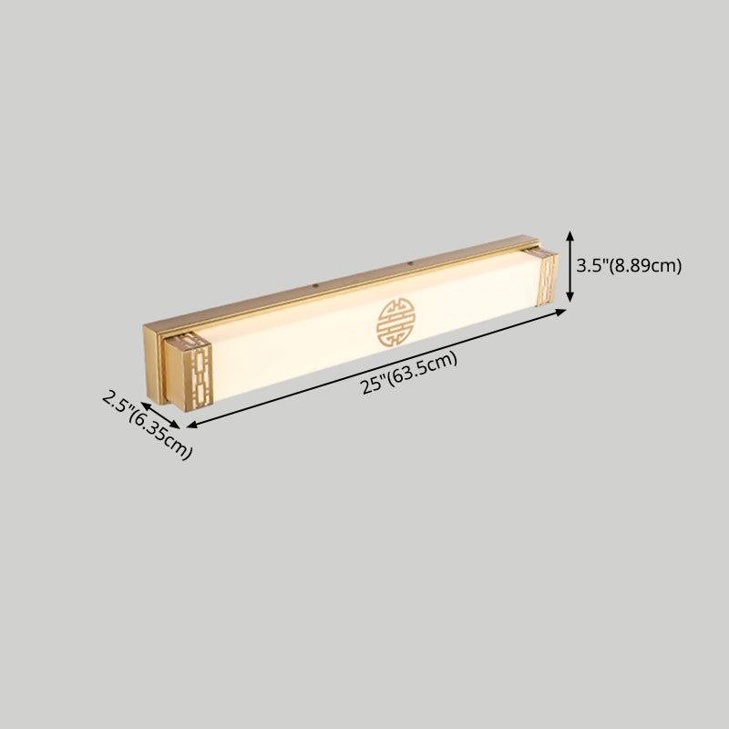 1-licht lineaire schaduw Wand SCONCE Moderne eenvoudige stijl Mirror Wandverlichting