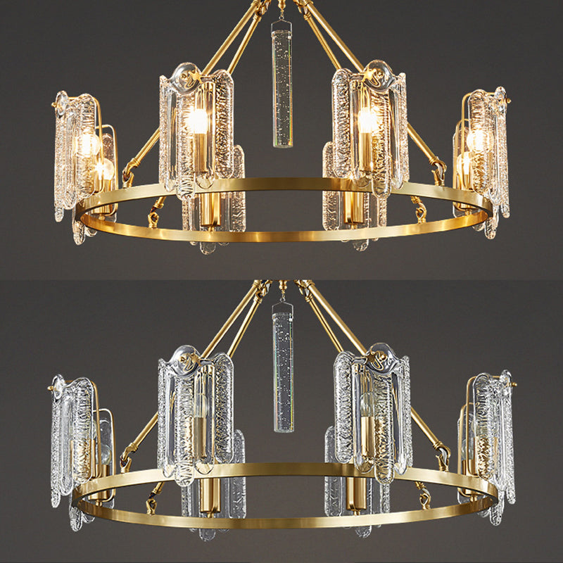 Contemporary Copper Ceiling Pendant Light Metal Hanging Pendant Light for Living Room