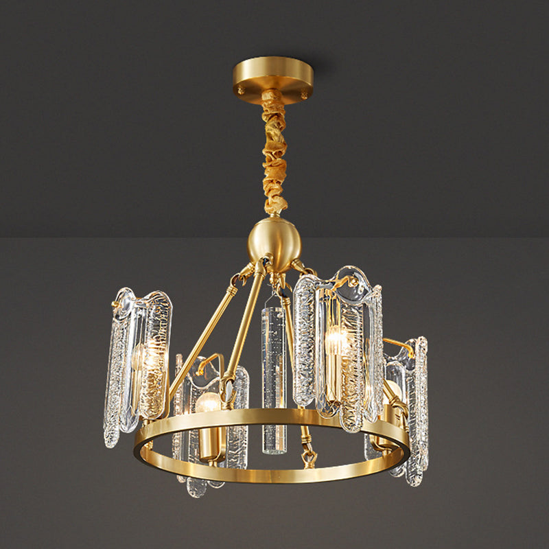 Contemporary Copper Ceiling Pendant Light Metal Hanging Pendant Light for Living Room