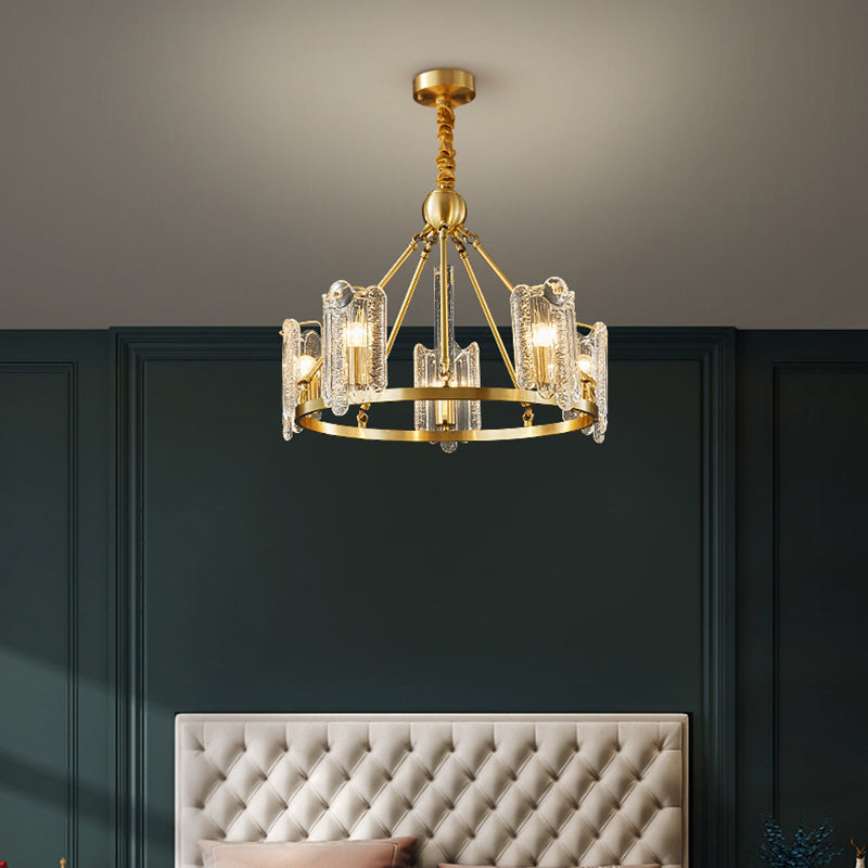 Contemporary Copper Ceiling Pendant Light Metal Hanging Pendant Light for Living Room