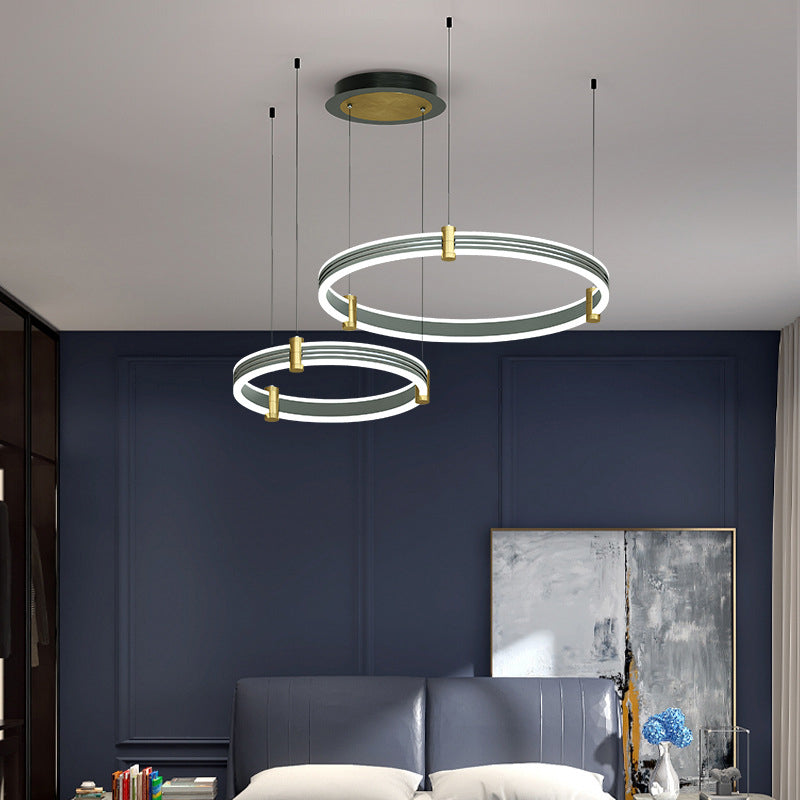 Multi-Tier Chandelier Light Fixture Modern Simplicity Acrylic Pendant Lighting for Restaurant