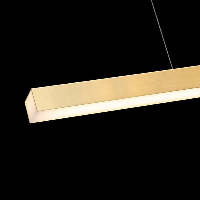 Linear Isola Lighting Acrilic Contemporary Simplicity Fishings a sospensione per il ristorante